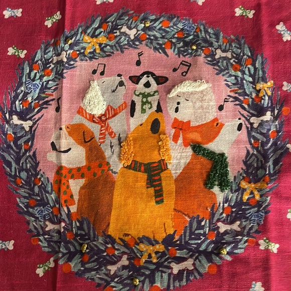 Anthropologie Other - Caroling Dog Dish Towel from Anthropologie